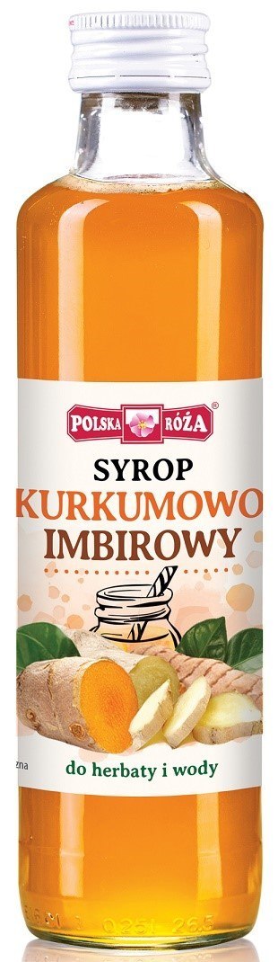 SYROP KURKUMOWO - IMBIROWY 250 ml - POLSKA RÓŻA POLSKA RÓŻA (soki owocowe, syropy, shoty) SYROP KURKUMOWO - IMBIROWY 250 ml - POLSKA RÓŻA POLSKA RÓŻA (soki owocowe, syropy, shoty)