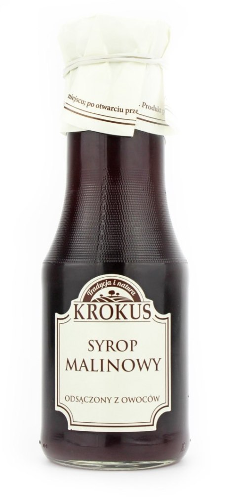 SYROP MALINOWY BEZGLUTENOWY 355 g (280 ml) - KROKUS KROKUS (przetwory owocowe i warzywne) SYROP MALINOWY BEZGLUTENOWY 355 g (280 ml) - KROKUS KROKUS (przetwory owocowe i warzywne)