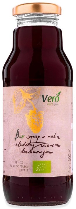 SYROP MALINOWY BIO 300 ml - VERO VERO (soki)