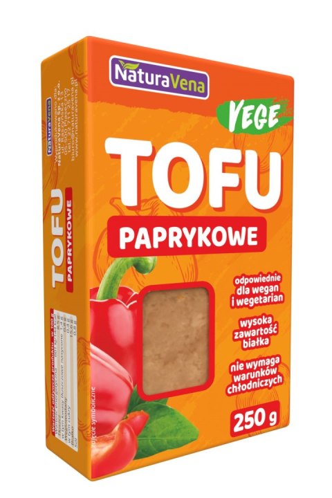 TOFU PAPRYKOWE 250 g - NATURAVENA NATURAVENA TOFU PAPRYKOWE 250 g - NATURAVENA NATURAVENA