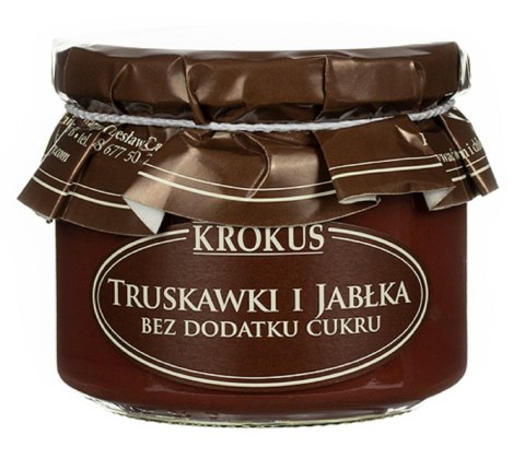 TRUSKAWKI I JABŁKA BEZ DODATKU CUKRÓW 310 g - KROKUS KROKUS (przetwory owocowe i warzywne) TRUSKAWKI I JABŁKA BEZ DODATKU CUKRÓW 310 g - KROKUS KROKUS (przetwory owocowe i warzywne)