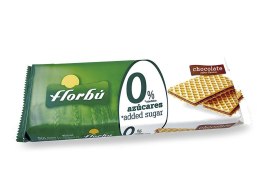 WAFELKI Z KREMEM KAKAOWYM BEZ DODATKU CUKRÓW 150 g - FLORBU FLORBU (ciastka bez dodatku cukru)
