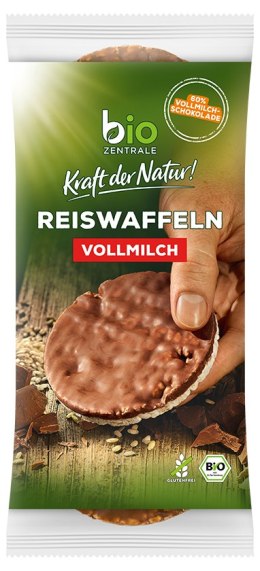 WAFLE RYŻOWE Z MLECZNĄ CZEKOLADĄ BEZGLUTENOWE BIO 100 g - BIO ZENTRALE BIO ZENTRALE (produkty spożywcze)