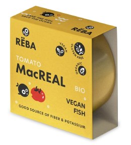 WEGAŃSKA ALTERNATYWA MAKRELI W SOSIE POMIDOROWYM BEZGLUTENOWA (TOMATO MACREAL) BIO 160 g - REBA REBA (przetwory vege)