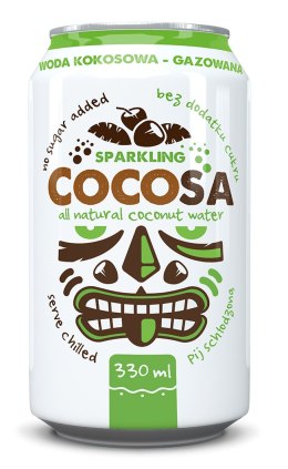 WODA KOKOSOWA GAZOWANA 330 ml - DIET-FOOD (COCOSA) DIET-FOOD