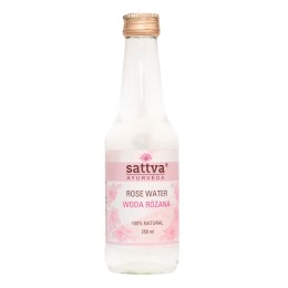 WODA RÓŻANA KOSMETYCZNA 250 ml - SATTVA (AYURVEDA) SATTVA (kadzidła, kosmetyki)