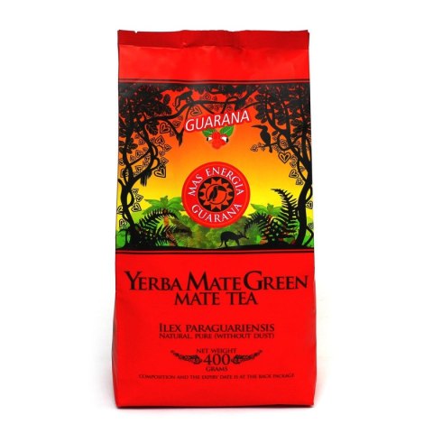 YERBA MATE GREEN MAS ENERGIA GUARANA 400 g - MATE GREEN ORGANIC MATE GREEN (yerba mate) YERBA MATE GREEN MAS ENERGIA GUARANA 400 g - MATE GREEN ORGANIC MATE GREEN (yerba mate)