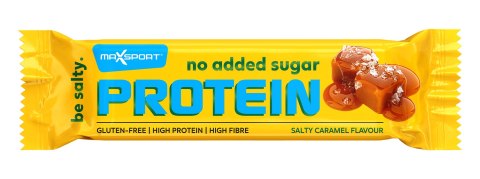 BATON PROTEINOWY O SMAKU SŁONY KARMEL W MLECZNEJ CZEKOLADZIE BEZ DODATKU CUKRÓW BEZGLUTENOWY 40 g - MAXSPORT MAXSPORT (batony, kremy, makarony) BATON PROTEINOWY O SMAKU SŁONY KARMEL W MLECZNEJ CZEKOLADZIE BEZ DODATKU CUKRÓW BEZGLUTENOWY 40 g - MAXSPORT MAXSPORT (batony, kremy, makarony)
