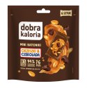 BATONIKI MINI ORZESZKI & CZEKOLADA BEZ DODATKU CUKRÓW (6 x 18 g) 108 g - DOBRA KALORIA DOBRA KALORIA (batony, produkty śniad. i wege)