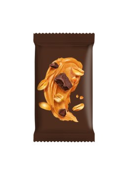 BATONIKI MINI ORZESZKI & CZEKOLADA BEZ DODATKU CUKRÓW (6 x 18 g) 108 g - DOBRA KALORIA DOBRA KALORIA (batony, produkty śniad. i wege)