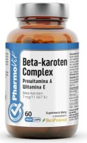 BETA-KAROTEN COMPLEX BEZGLUTENOWY 60 KAPSUŁEK - PHARMOVIT (CLEAN LABEL) PHARMOVIT (suplementy diety)