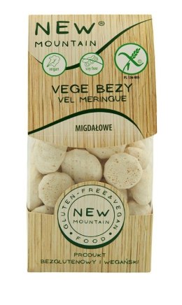 BEZY WEGAŃSKIE MIGDAŁOWE BEZGLUTENOWE 70 g - NEW MOUNTAIN NEW MOUNTAIN (bezglutenowe-ciastka,bezy,paluchy)