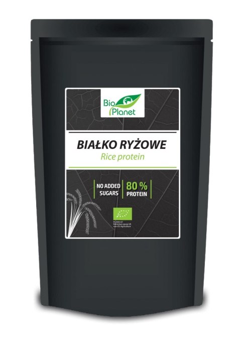 BIAŁKO RYŻOWE BIO 500 g - BIO PLANET BIO PLANET - seria BIAŁKA BIAŁKO RYŻOWE BIO 500 g - BIO PLANET BIO PLANET - seria BIAŁKA