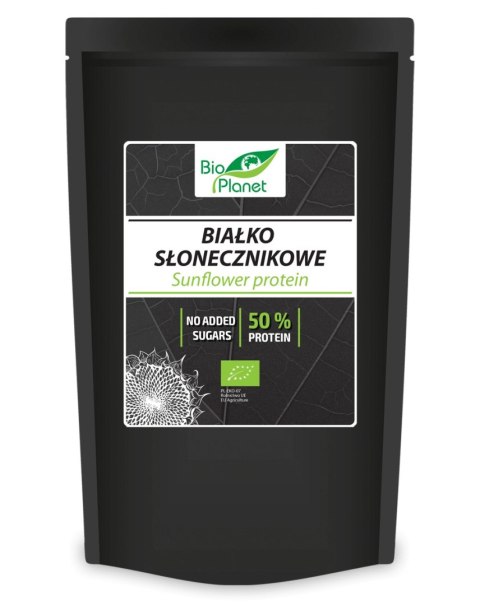 BIAŁKO SŁONECZNIKOWE BIO 500 g - BIO PLANET BIO PLANET - seria BIAŁKA BIAŁKO SŁONECZNIKOWE BIO 500 g - BIO PLANET BIO PLANET - seria BIAŁKA