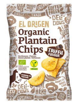 CHIPSY Z PLANTANA O SMAKU TRUFLI BEZGLUTENOWE BIO 80 g - EL ORIGEN EL ORIGEN (chipsy)