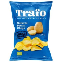 CHIPSY ZIEMNIACZANE NATURALNE SOLONE BIO 125 g - TRAFO TRAFO (chipsy warzywne i ziemniaczne)
