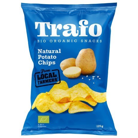 CHIPSY ZIEMNIACZANE NATURALNE SOLONE BIO 125 g - TRAFO TRAFO (chipsy warzywne i ziemniaczne) CHIPSY ZIEMNIACZANE NATURALNE SOLONE BIO 125 g - TRAFO TRAFO (chipsy warzywne i ziemniaczne)