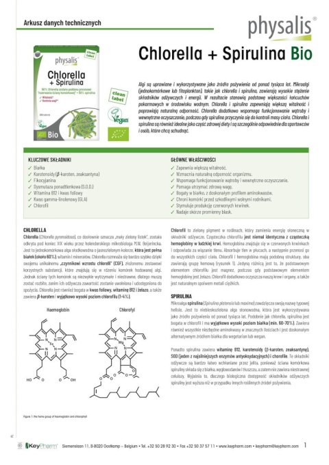 CHLORELLA + SPIRULINA BIO 200 TABLETEK - PHYSALIS PHYSALIS (olejki eteryczne, suplementy) CHLORELLA + SPIRULINA BIO 200 TABLETEK - PHYSALIS PHYSALIS (olejki eteryczne, suplementy)