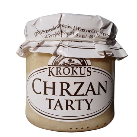 CHRZAN TARTY 180 g - KROKUS KROKUS (przetwory owocowe i warzywne) CHRZAN TARTY 180 g - KROKUS KROKUS (przetwory owocowe i warzywne)