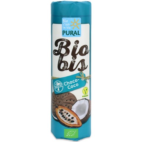 CIASTKA MARKIZY KAKAOWE Z KREMEM KOKOSOWYM BIO 300 g - PURAL (BIO BIS) PURAL (ciastka) CIASTKA MARKIZY KAKAOWE Z KREMEM KOKOSOWYM BIO 300 g - PURAL (BIO BIS) PURAL (ciastka)