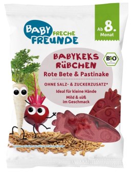 CIASTKA ORKISZOWE Z BURAKIEM I PASTERNAKIEM OD 8 MIESIĄCA BIO 30 g - FRECHE FREUNDE FRECHE FREUNDE (musy owocowe, przekąski)