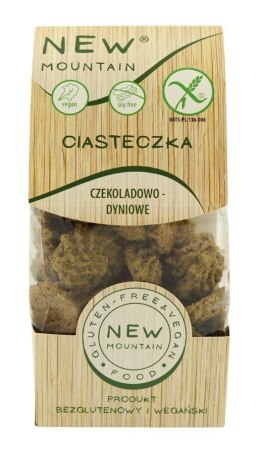 CIASTKA OWSIANO - CZEKOLADOWO - DYNIOWE BEZGLUTENOWE 220 g - NEW MOUNTAIN NEW MOUNTAIN (bezglutenowe-ciastka,bezy,paluchy)
