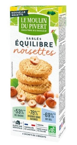 CIASTKA Z ORZECHAMI LASKOWYMI BIO 150 g - LE MOULIN DU PIVERT LE MOULIN DU PIVERT (ciastka, ciasteczka)