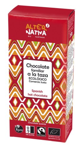 CZEKOLADA DO PICIA NA GORĄCO FAIR TRADE BEZGLUTENOWA BIO 350 g - ALTERNATIVA3 ALTERNATIVA3 (kawy, lizaki, cukier, kakao)