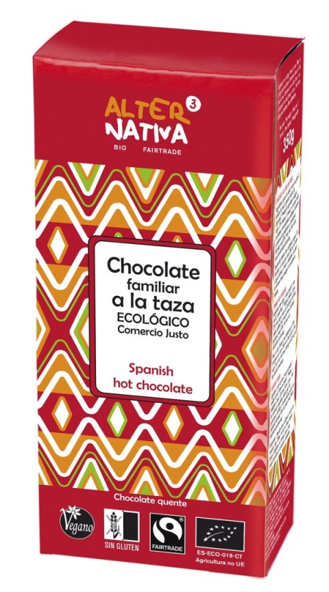 CZEKOLADA DO PICIA NA GORĄCO FAIR TRADE BEZGLUTENOWA BIO 350 g - ALTERNATIVA3 ALTERNATIVA3 (kawy, lizaki, cukier, kakao) CZEKOLADA DO PICIA NA GORĄCO FAIR TRADE BEZGLUTENOWA BIO 350 g - ALTERNATIVA3 ALTERNATIVA3 (kawy, lizaki, cukier, kakao)