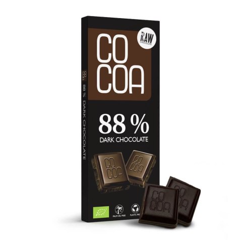 CZEKOLADA GORZKA 88 % BIO 40 g - COCOA COCOA (czekolady i bakalie w surowej czekoladzie) CZEKOLADA GORZKA 88 % BIO 40 g - COCOA COCOA (czekolady i bakalie w surowej czekoladzie)