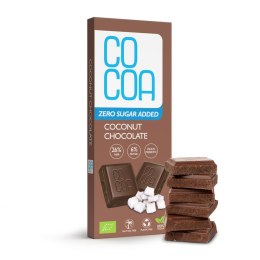 CZEKOLADA KOKOSOWA BEZ DODATKU CUKRÓW BIO 40 g - COCOA COCOA (czekolady i bakalie w surowej czekoladzie)