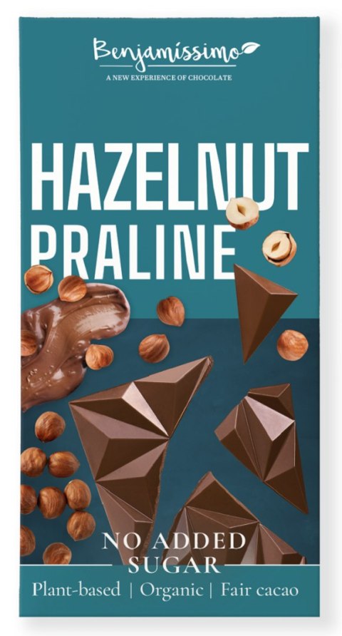 CZEKOLADA Z ORZECHAMI LASKOWYMI BEZ DODATKU CUKRÓW BEZGLUTENOWA BIO 60 g - BENJAMISSIMO BENJAMISSIMO (czekolady, migdały, orzeszki) CZEKOLADA Z ORZECHAMI LASKOWYMI BEZ DODATKU CUKRÓW BEZGLUTENOWA BIO 60 g - BENJAMISSIMO BENJAMISSIMO (czekolady, migdały, orzeszki)