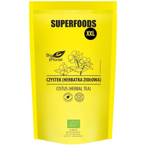 CZYSTEK (HERBATKA ZIOŁOWA) BIO 150 g - BIO PLANET BIO PLANET - seria SUPERFOODS CZYSTEK (HERBATKA ZIOŁOWA) BIO 150 g - BIO PLANET BIO PLANET - seria SUPERFOODS