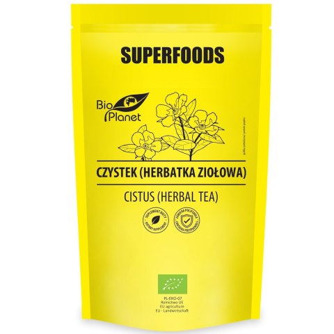 CZYSTEK (HERBATKA ZIOŁOWA) BIO 70 g - BIO PLANET BIO PLANET - seria SUPERFOODS CZYSTEK (HERBATKA ZIOŁOWA) BIO 70 g - BIO PLANET BIO PLANET - seria SUPERFOODS