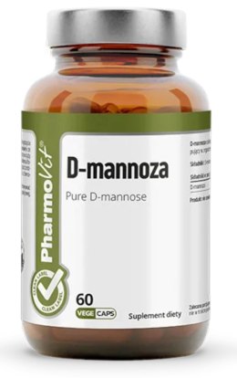 D-MANNOZA BEZGLUTENOWA 60 KAPSUŁEK - PHARMOVIT (CLEAN LABEL) PHARMOVIT (suplementy diety)