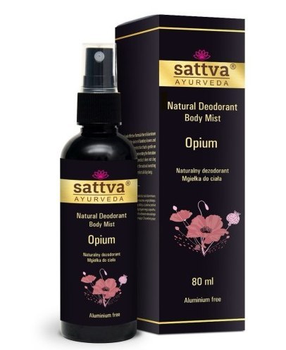 DEZODORANT - MGIEŁKA DO CIAŁA OPIUM 80 ml - SATTVA (AYURVEDA) SATTVA (kadzidła, kosmetyki) DEZODORANT - MGIEŁKA DO CIAŁA OPIUM 80 ml - SATTVA (AYURVEDA) SATTVA (kadzidła, kosmetyki)