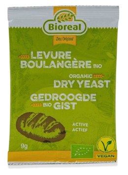 DROŻDŻE AKTYWNE SUSZONE BIO 9 g - BIOREAL BIOREAL (drożdże świeże i suszone)