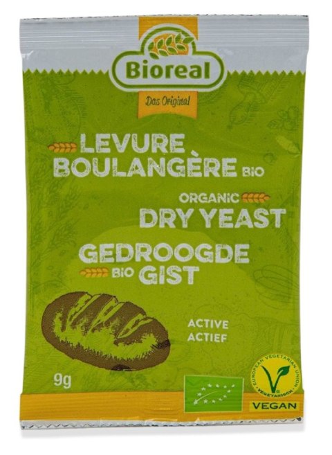 DROŻDŻE AKTYWNE SUSZONE BIO 9 g - BIOREAL BIOREAL (drożdże świeże i suszone) DROŻDŻE AKTYWNE SUSZONE BIO 9 g - BIOREAL BIOREAL (drożdże świeże i suszone)