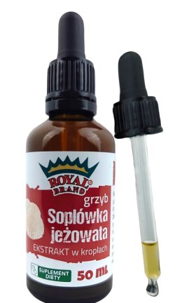 EKSTRAKT Z GRZYBÓW SOPLÓWKI JEŻOWATEJ 50 ml - ROYAL BRAND ROYAL BRAND (aromaty, ekstrakty, herbaty)