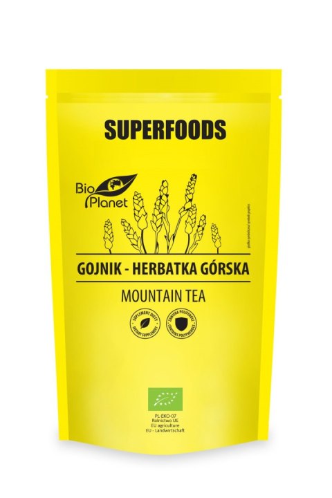 GOJNIK (HERBATKA GÓRSKA) BIO 30 g - BIO PLANET BIO PLANET - seria SUPERFOODS GOJNIK (HERBATKA GÓRSKA) BIO 30 g - BIO PLANET BIO PLANET - seria SUPERFOODS