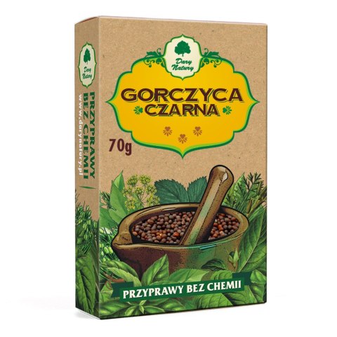 GORCZYCA CZARNA 70 g - DARY NATURY DARY NATURY - przyprawy i zioła GORCZYCA CZARNA 70 g - DARY NATURY DARY NATURY - przyprawy i zioła