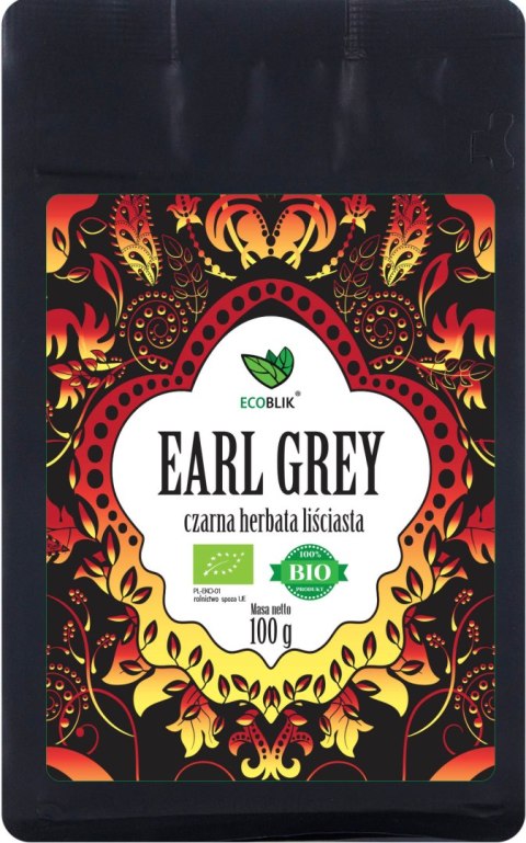 HERBATA CZARNA EARL GREY BIO 100 g - ECOBLIK ECOBLIK (herbatki) HERBATA CZARNA EARL GREY BIO 100 g - ECOBLIK ECOBLIK (herbatki)
