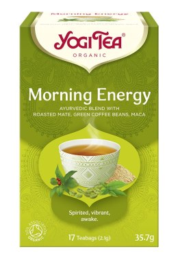 HERBATKA PORANNA ENERGIA (MORNING ENERGY) BIO (17 x 2,1 g) 35,7 g - YOGI TEA YOGI TEA (herbaty i herbatki)