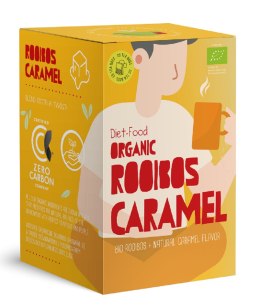 HERBATKA ROOIBOS O SMAKU KARMELOWYM (ROOIBOS CARAMEL) BIO (20 x 1,5 g) 30 g - DIET-FOOD DIET-FOOD