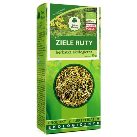 HERBATKA ZIELE RUTY BIO 50 g - DARY NATURY DARY NATURY - herbatki HERBATKA ZIELE RUTY BIO 50 g - DARY NATURY DARY NATURY - herbatki