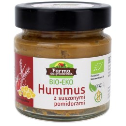 HUMMUS Z SUSZONYMI POMIDORAMI BEZGLUTENOWY BIO 160 g - FARMA ŚWIĘTOKRZYSKA FARMA ŚWIĘTOKRZYSKA (przetwory)