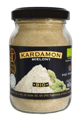 KARDAMON MIELONY BEZGLUTENOWY BIO 60 g - PIĘĆ PRZEMIAN PIĘĆ PRZEMIAN (produkty spożywcze)