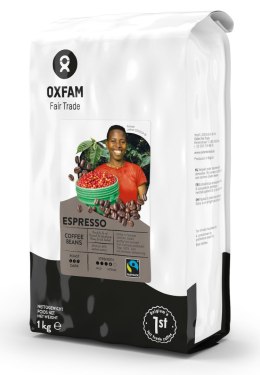 KAWA ZIARNISTA ARABICA/ROBUSTA ESPRESSO FAIR TRADE BIO 1 kg - OXFAM OXFAM FAIR TRADE (FT) (kawy i inne produkty FT)
