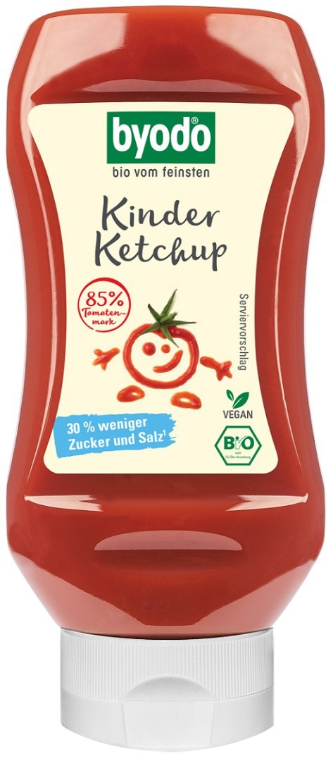 KETCHUP DLA DZIECI BEZGLUTENOWY BIO 300 ml - BYODO BYODO (sosy, majonezy, musztardy) KETCHUP DLA DZIECI BEZGLUTENOWY BIO 300 ml - BYODO BYODO (sosy, majonezy, musztardy)