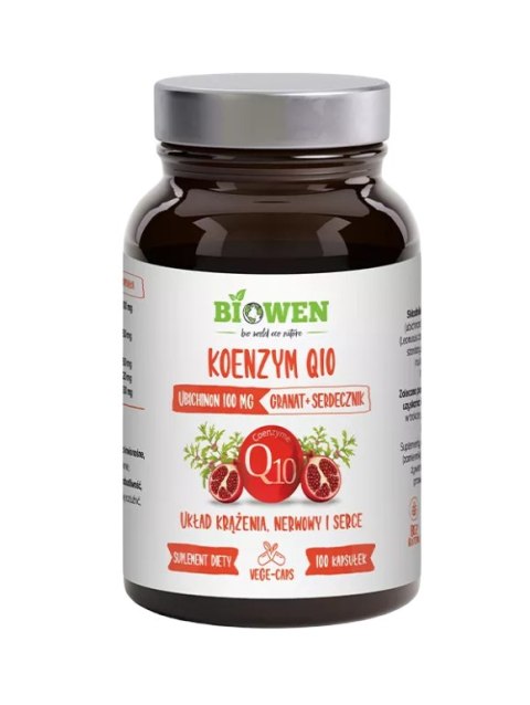 KOENZYM Q10 BEZGLUTENOWY 100 KAPSUŁEK - BIOWEN BIOWEN (suplementy diety) KOENZYM Q10 BEZGLUTENOWY 100 KAPSUŁEK - BIOWEN BIOWEN (suplementy diety)